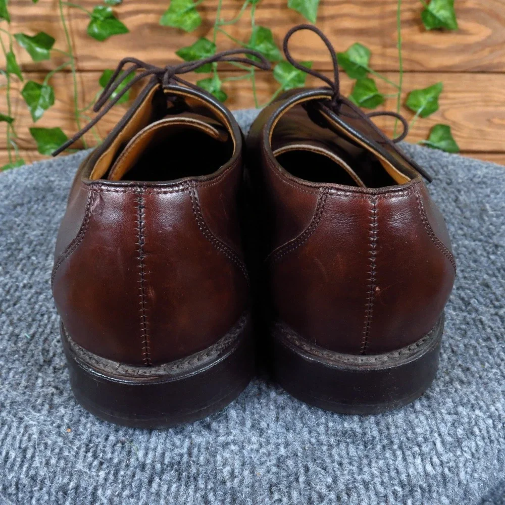 Allen Edmonds Burton Mens Split Toe Derby Shoes 10 D Formal Brown Leather